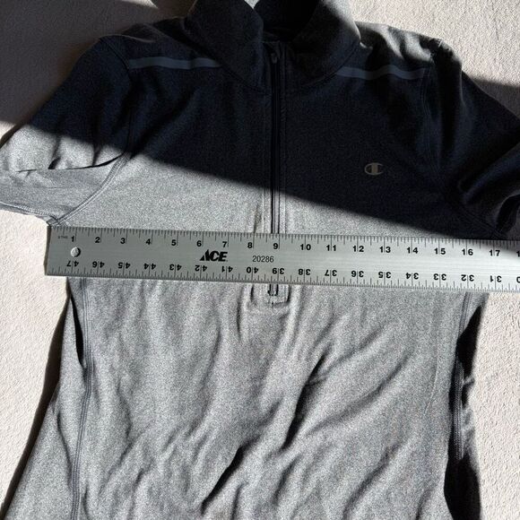 Champion Women’s Running Athletic Gear mock zip Long Sleeve Top - Picture 14 of 14
